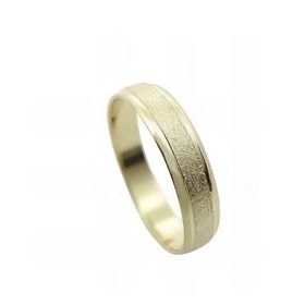 Foto de 10-351-667-14 - ALIANZA MATE-BRILLO 4MM 18K