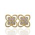 Foto de 10-711-428 - PENDIENTES FLOR CIRCONITA 7.5MM 18K**