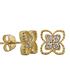 Foto de 10-711-428 - PENDIENTES FLOR CIRCONITA 7.5MM 18K**