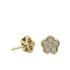 Foto de 51-200255606 - PENDIENTES FLOR CIRCONITA 4.5MM 18K