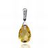 Foto de 72-CCB - COLGANTE PIEDRA CITRINO 16MM O.B. 18K