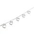Foto de 25-0420 - PULSERA PLATA CORAZONES CIRCONITA 8MM 15.5CM (ALARGADOR 3.5CM)