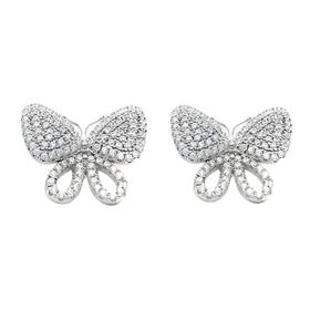 Foto de 25-0485 - PENDIENTES PLATA MARIPOSA CIRCONITA 14MM