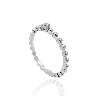 Foto de 25-0019S - SORTIJA PLATA CIRCONITA 2MM
