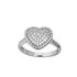 Foto de 25-0296S - SORTIJA PLATA CORAZÓN CIRCONITA 10MM