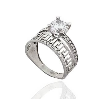 Foto de 44-AG00535 - *OFERTA* SORTIJA PLATA CIRCONITA 10MM