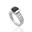Foto de 22-90476N - *OFERTA* SORTIJA PLATA CIRCONITA B-N 7MM