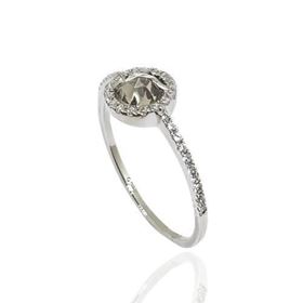 Foto de 32-0178F - *OFERTA* SORTIJA PLATA PIEDRA FUMÉ