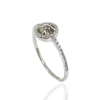 Foto de 32-0178F - *OFERTA* SORTIJA PLATA PIEDRA FUMÉ
