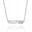Foto de 18-AG176365 - GARGANTILLA PLATA "PROFE" 40CM (ALARGADOR 4CM) 