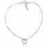 Foto de 20-010 - TOBILLERA PLATA MARIPOSA 10MM 23CM (ALARGADOR 2.5CM)
