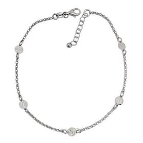 Foto de 20-11 - PULSERA PLATA LAPIDADA 4MM 19CM (ALARGADOR 2.5CM)