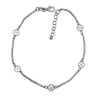 Foto de 20-12 - PULSERA PLATA TRÉBOLES 5MM 19CM (ALARGADOR 2CM)