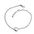 Foto de 20-19 - PULSERA PLATA CORAZÓN 9MM 19CM (ALARGADOR 2.5CM) 