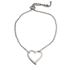 Foto de 20-261 - PULSERA PLATA CORAZÓN 16MM BOLAS 2MM