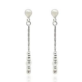 Foto de 20-009 - PENDIENTES PLATA LAPIDADOS 36MM