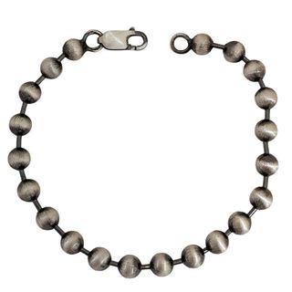 Foto de 20-BEAD600R - PULSERA PLATA BOLAS RUTILO 6MM 21CM