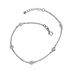 Foto de 20-11 - PULSERA PLATA LAPIDADA 4MM 19CM (ALARGADOR 2.5CM)