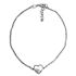 Foto de 20-19 - PULSERA PLATA CORAZÓN 9MM 19CM (ALARGADOR 2.5CM) 