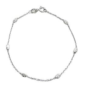 Foto de 20-R35 - PULSERA PLATA PEPITAS LAPIDADAS 3MM 18CM