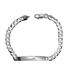 Foto de 20-GSBC150 - PULSERA PLATA PLACA BARBADA 5MM 18.5CM (PLACA 5.5X35MM) 