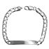 Foto de 20-GB220 - PULSERA PLATA PLACA BARBADA 6MM 20.5CM (PLACA 7X40MM) 