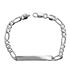 Foto de 20-GSBC31150 - PULSERA PLATA PLACA 3X1 5MM 18.5CM (PLACA 5.5X35MM) 