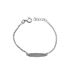 Foto de 20-R50 - PULSERA PLATA PLACA BEBÉ GRABADA 15CM (ALARGADOR 2CM) 