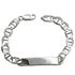 Foto de 20-GRP180 - PULSERA PLATA PLACA ANCLA 9MM 21CM (PLACA 9X40MM) 