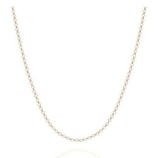Foto de 20-RMT27X42D - CADENA PLATA ROLÓ DORADA 1.5MMX42CM