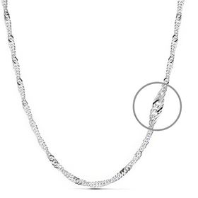 Foto de 20-GD30X50 - CADENA PLATA SINGAPUR 2MMX50CM