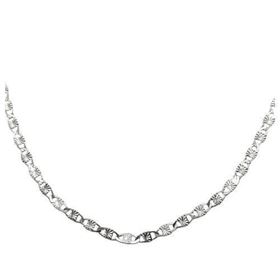 Foto de 20-GRQ40X42 - CADENA PLATA LAPIDADA 2MMX42CM