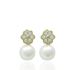 Foto de 70-830P - PENDIENTES FLOR PERLA 11MM CATALÁN 18K