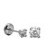 Foto de 05-2541B - PENDIENTES CIRCONITA GARRAS 3MM O.B. 18K