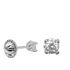 Foto de 05-2541B - PENDIENTES CIRCONITA GARRAS 3MM O.B. 18K