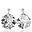 Foto de 39-0005P - *OFERTA* PENDIENTES PLATA FLORES 21MM