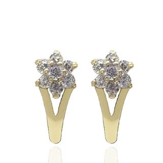 Foto de 13-3833P - PENDIENTES ROSETÓN 13MM CATALÁN 18K