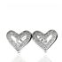 Foto de 25-0547C - PENDIENTES PLATA CORAZÓN CON CIRCONITAS 10MM