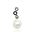 Foto de 22-110664 - *OFERTA* COLGANTE PLATA CIRCONITA B-N PERLA 32MM
