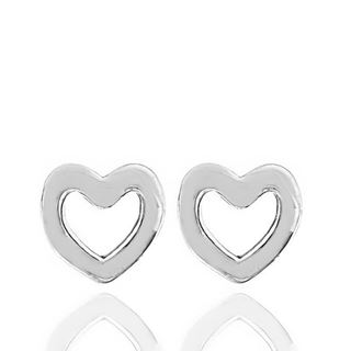 Foto de 29-14241 - *OFERTA* PENDIENTES PLATA CORAZÓN 8MM