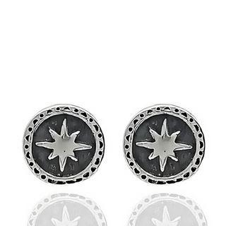 Foto de 29-17100 - PENDIENTES PLATA ESTRELLA 8MM PRESIÓN