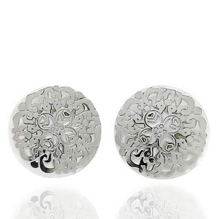 Foto de 29-19886 - *OFERTA* PENDIENTES PLATA MANDALA NÁCAR 12MM