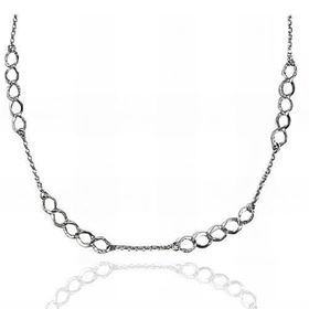 Foto de 34-1033G - *OFERTA* GARGANTILLA PLATA ESLABONES 45CM