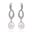 Foto de 43-4183 - *OFERTA* PENDIENTES PLATA PERLA CIRCONITA 32MM