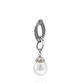Foto de 43-6046 - *OFERTA* COLGANTE PLATA PERLA CIRCONITA 31MM