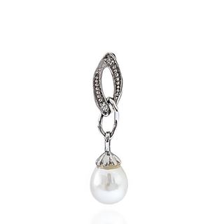 Foto de 43-6046 - *OFERTA* COLGANTE PLATA PERLA CIRCONITA 31MM