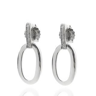 Foto de 25-2102P - PENDIENTES PLATA CIRCONITA 20MM