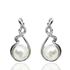 Foto de 43-3139 - *OFERTA* PENDIENTES PLATA PERLA CIRCONITA 20MM