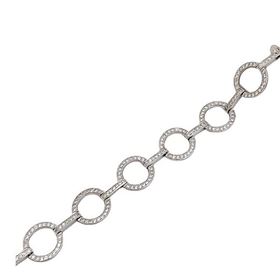 Foto de 25-2107PU - PULSERA PLATA CIRCONITA 10MM 17.5CM
