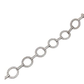 Foto de 25-2107PU - PULSERA PLATA CIRCONITA 10MM 17.5CM
